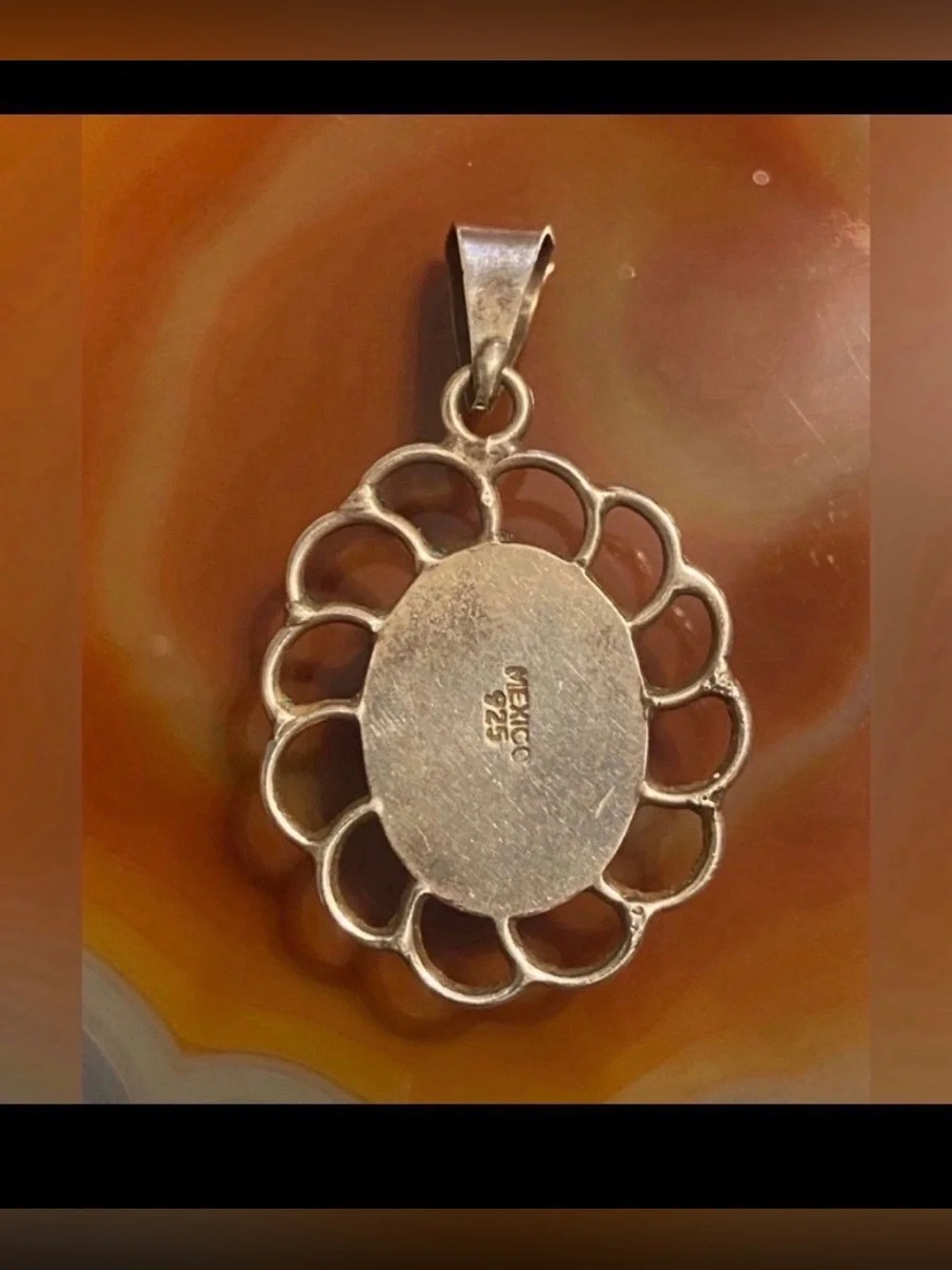 Sterling Silver Turquoise Statement Pendant #7863